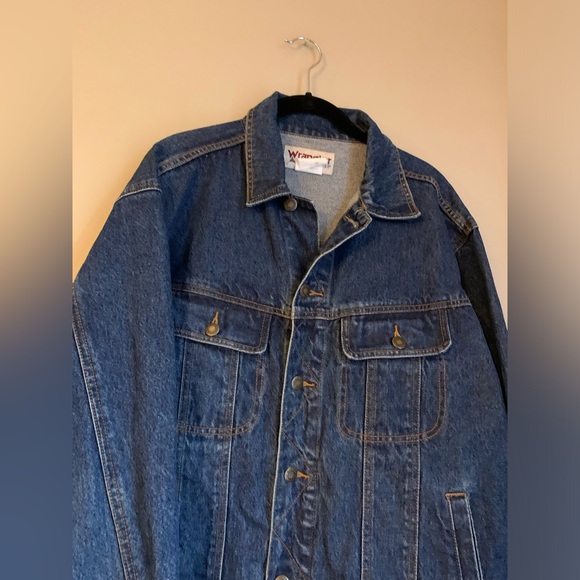 Vintage wrangler rugged wear denim jacket, vintage 90’s denim fall - Picture 7 of 11